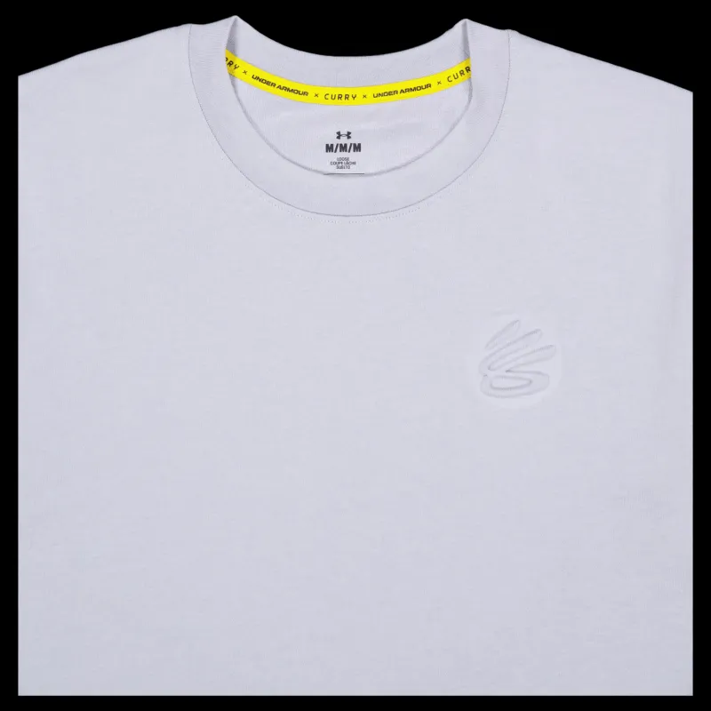 Discount Under Armour Curry Emboss Hw Tee Grey Grå