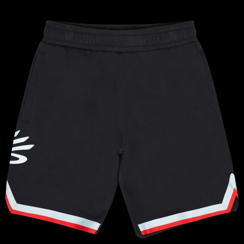 Clearance Under Armour Curry Fleece 9'' Short Svart