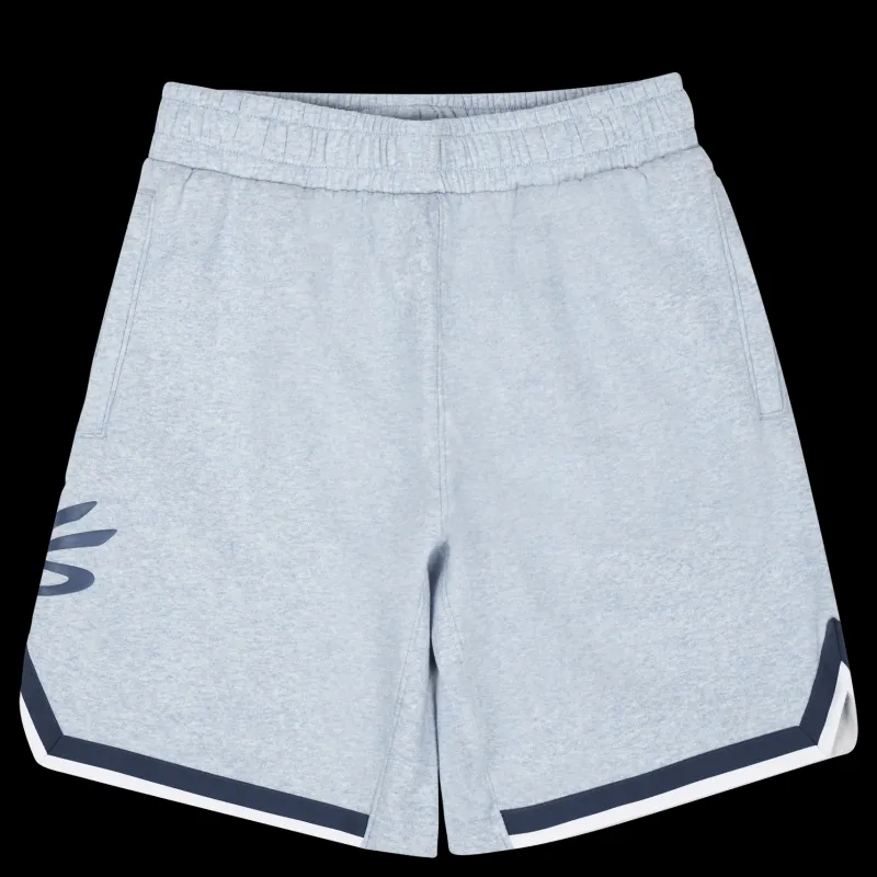 Under Armour Curry Fleece 9'' Short Harbor Blå