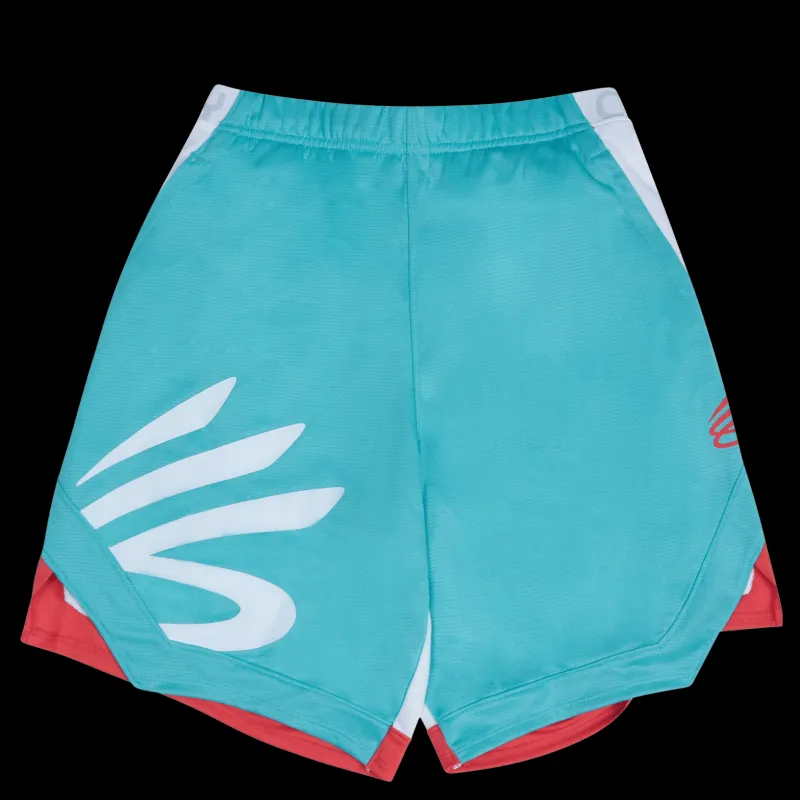 Under Armour Curry Splash Short Blå Hot