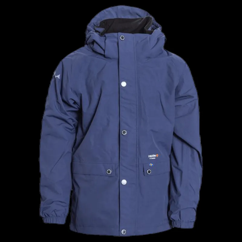 New ISBJÖRN Of Sweden Cyclone Hard Shell Parka Blue Blå