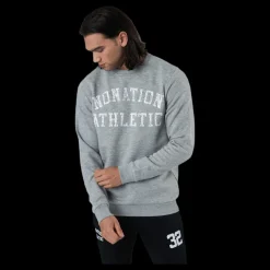 New Nonation Dacota Crew Neck Sweater Grey Grå