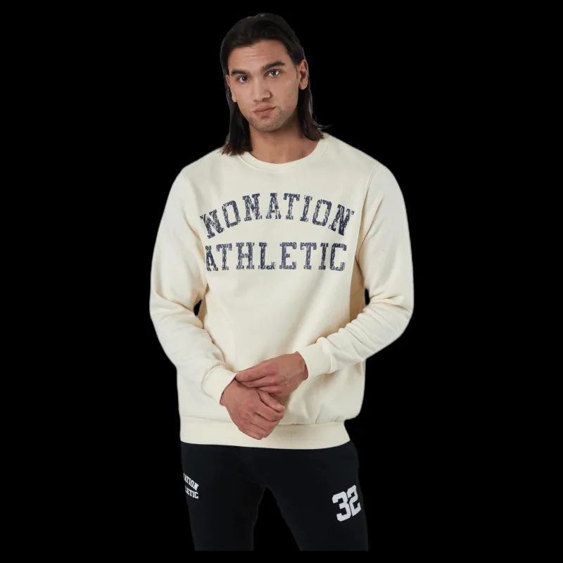 Online Nonation Dacota Crew Neck Sweater White Vit