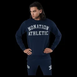 Nonation Dacota Crew Neck Sweater Blue Blå Hot