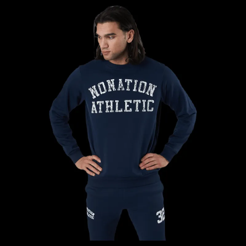 Nonation Dacota Crew Neck Sweater Blue Blå Hot
