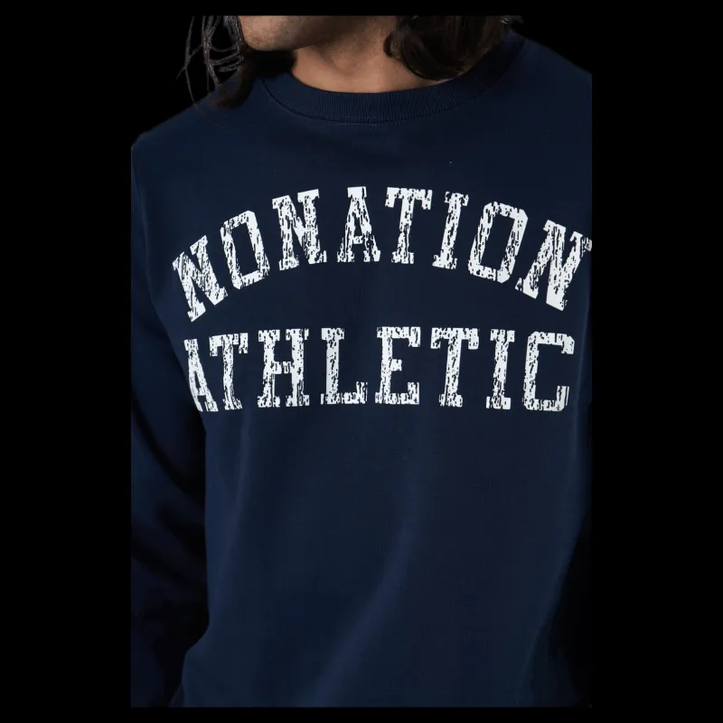 Nonation Dacota Crew Neck Sweater Blue Blå Hot