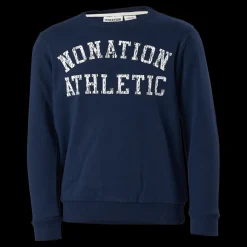 Hot Nonation Dakota Crew Neck Sweater Blue Blå