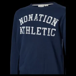 Hot Nonation Dakota Crew Neck Sweater Blue Blå