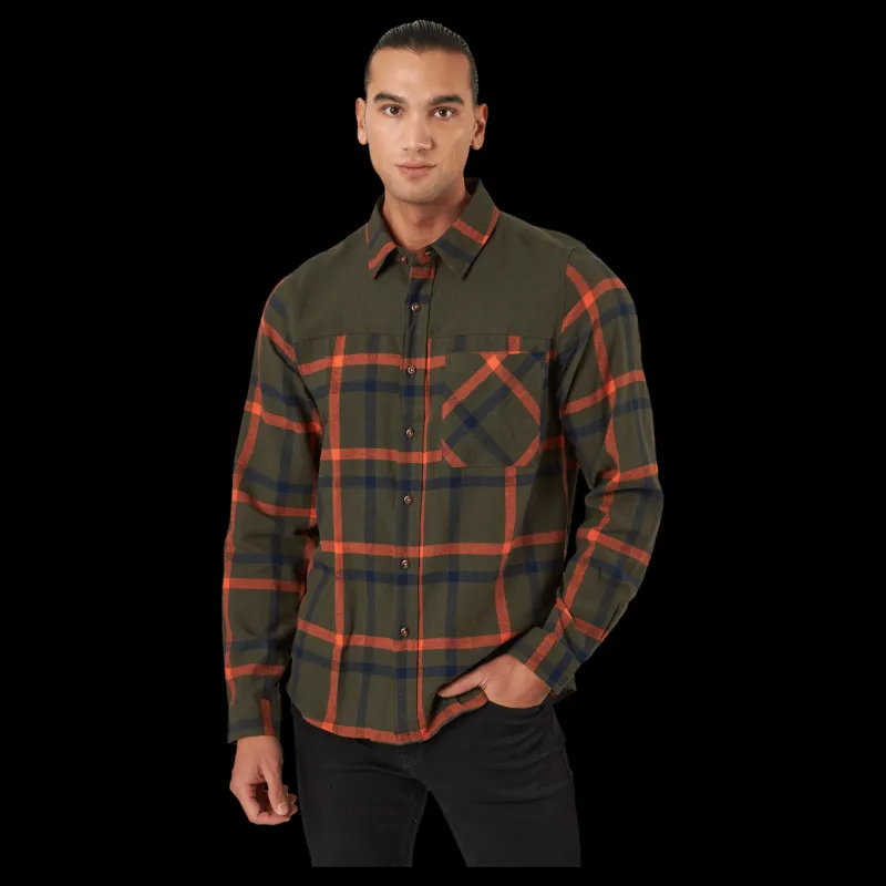 Tuxer Danilo Reco Shirt Dark Olive Flerfärgad Hot