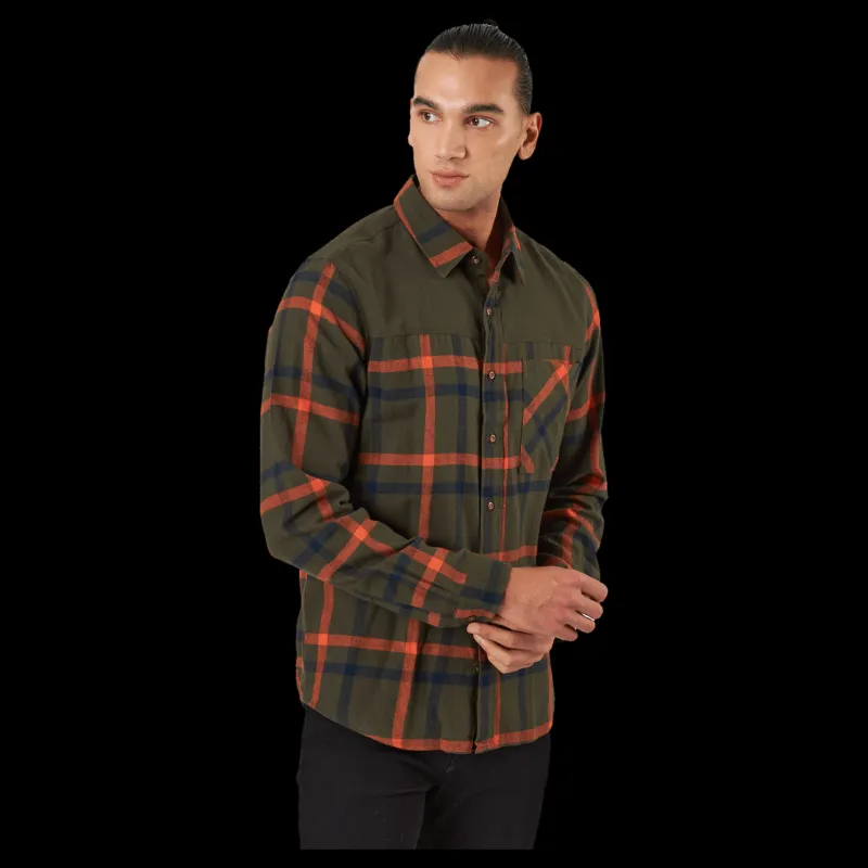 Tuxer Danilo Reco Shirt Dark Olive Flerfärgad Hot