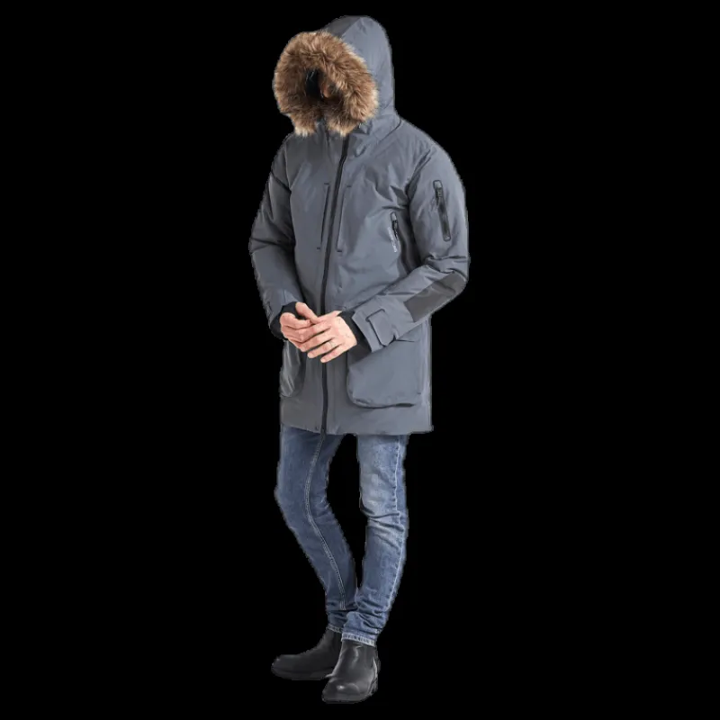 New Didriksons Dante Parka Grey Grå