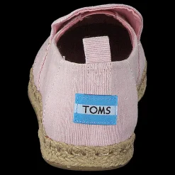 Discount Toms Deconstructed Alpargata Rope Blossom Slub Chambray Grå och Rosa