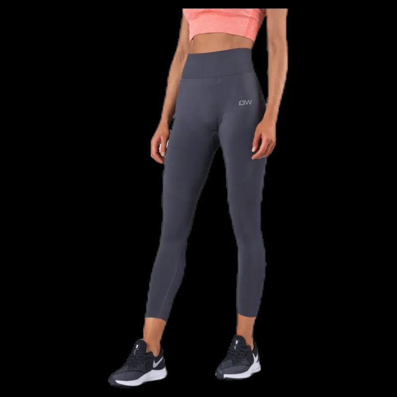 ICANIWILL Define Seamless Tights Grey Grå Discount