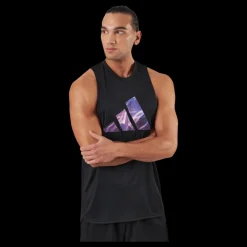 Hot adidas Designed for Movement HIIT Training Tank Top Black Svart