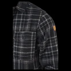 Hot Whistler Dewey M Checked Fleece Shirt Black Svart
