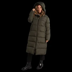 Outlet Tuxer Deyna Reco Coat Dark Olive