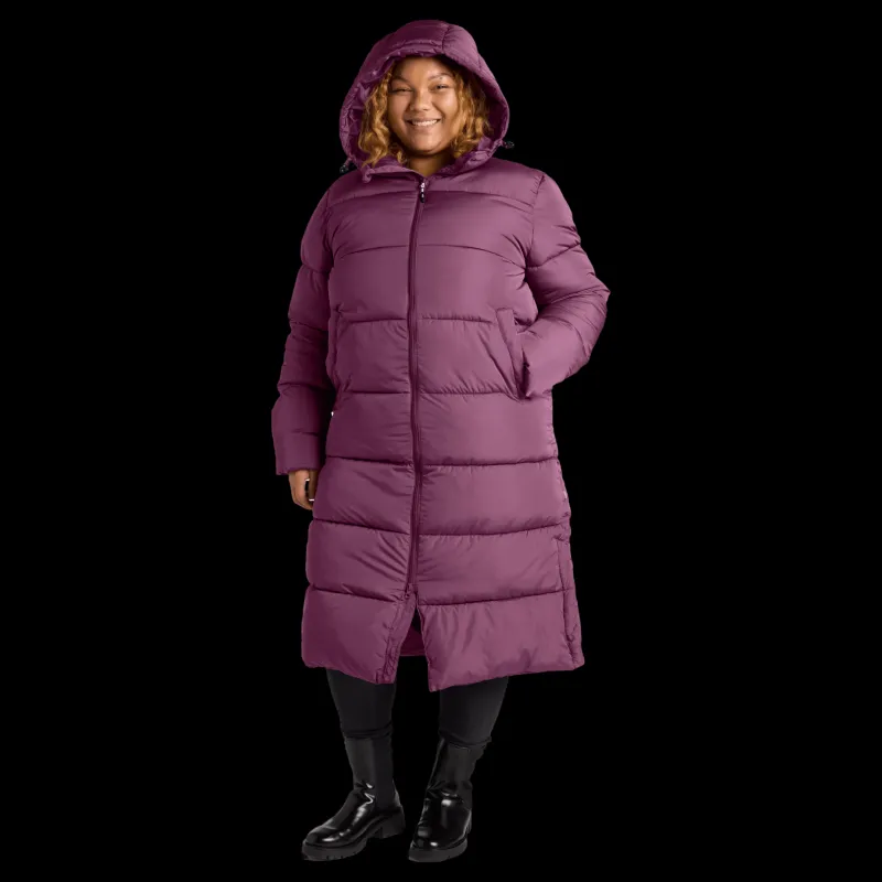 Tuxer Deyna Reco Coat Red Plum Discount
