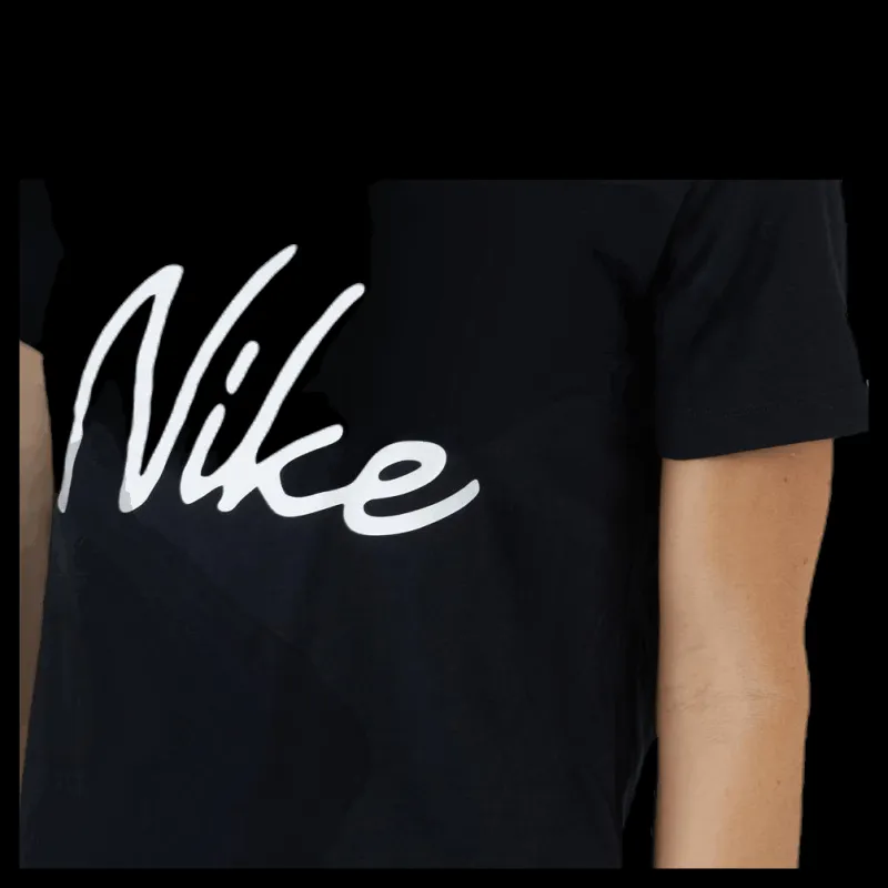 Nike Dfct Tee Scoop Logo White/Black Svart