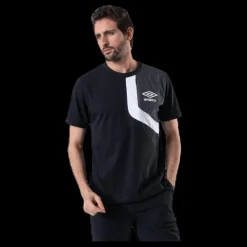 Discount Umbro Diamond Cut Pocket Tee Black Svart