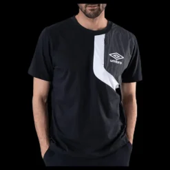 Discount Umbro Diamond Cut Pocket Tee Black Svart