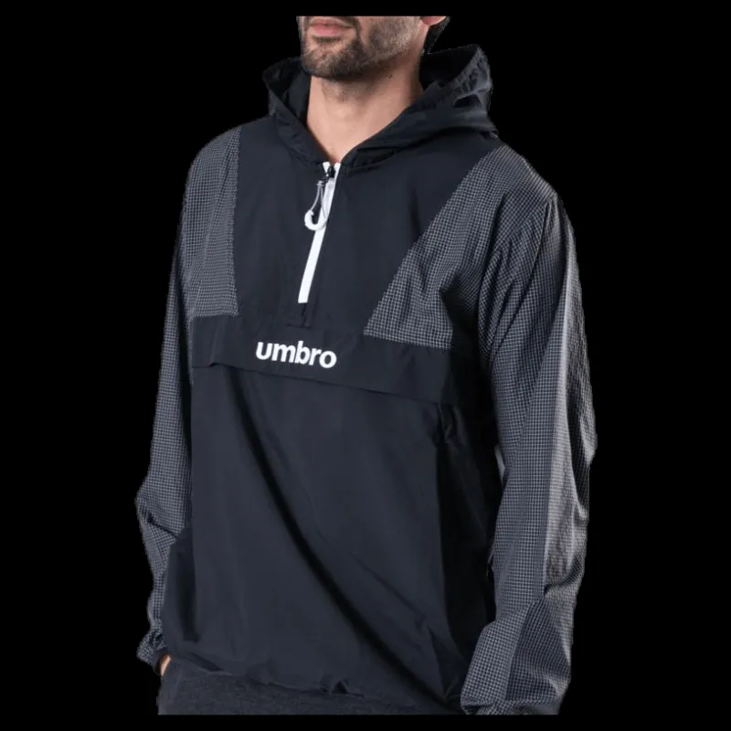 Online Umbro Diamond Reveal Cagoule Black Svart