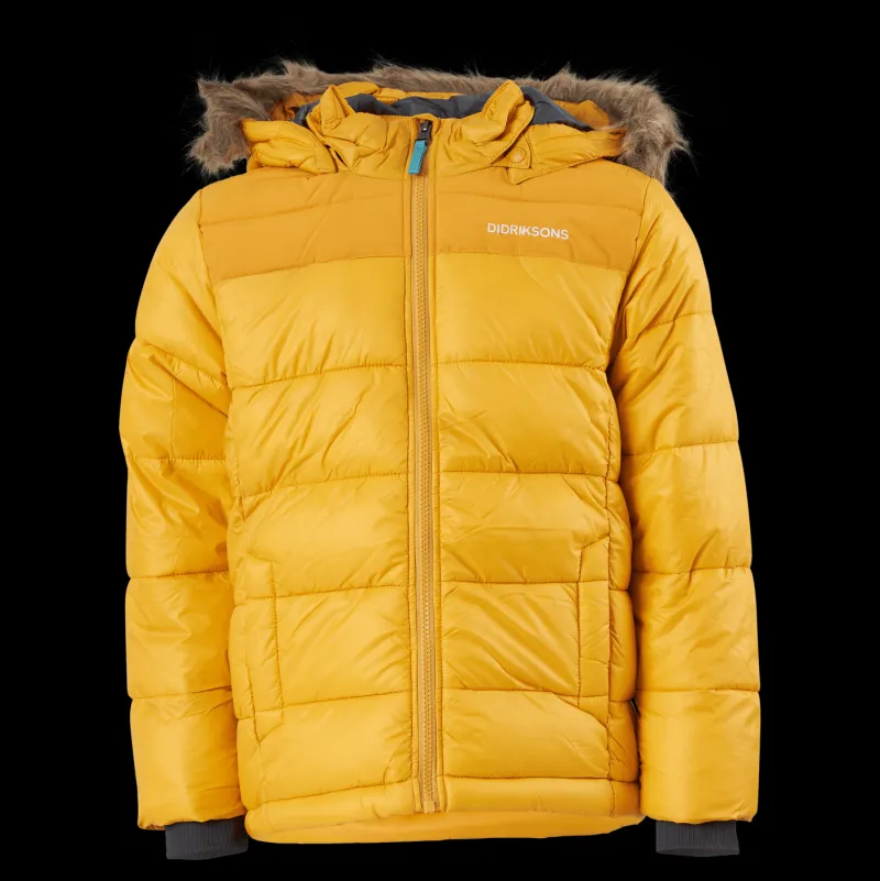 Best Didriksons Digory Kids Jkt 3 Golden Yellow Gul