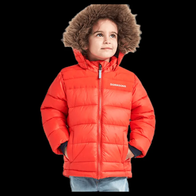 Didriksons Digory Puff Jacket 2 Orange Sale