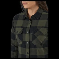 Tuxer Dina Shirt Dark Olive Flerfärgad Hot