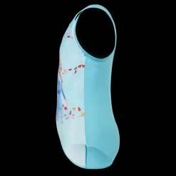Speedo Disney Frozen 2 Digital Placement Swimsuit Blue Blå Clearance