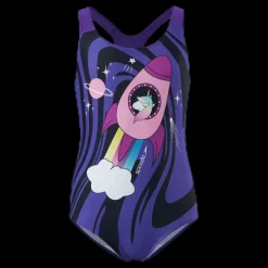 Speedo Disney Frozen Swimsuit Infant Purple Lila New