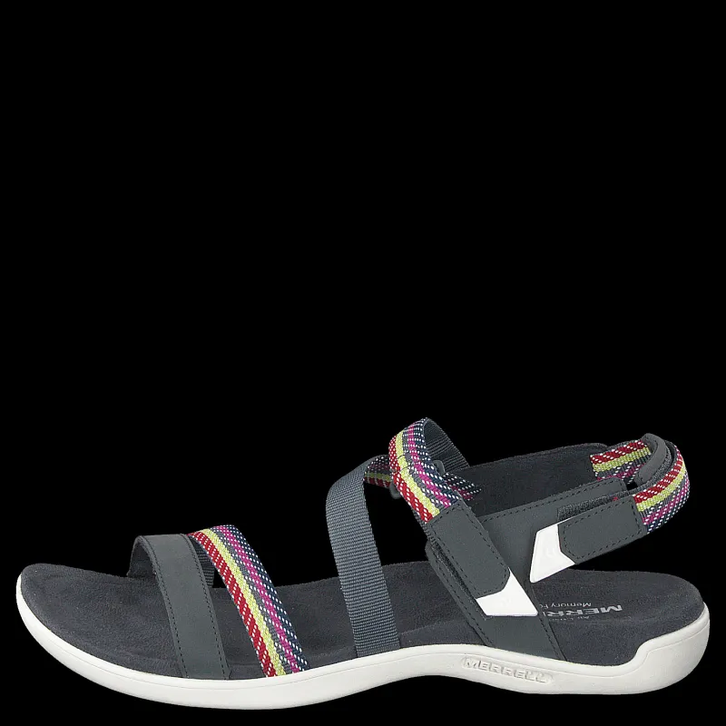 New Merrell District Mendi Backstrap Turbulence Grå och Blå