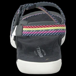 New Merrell District Mendi Backstrap Turbulence Grå och Blå