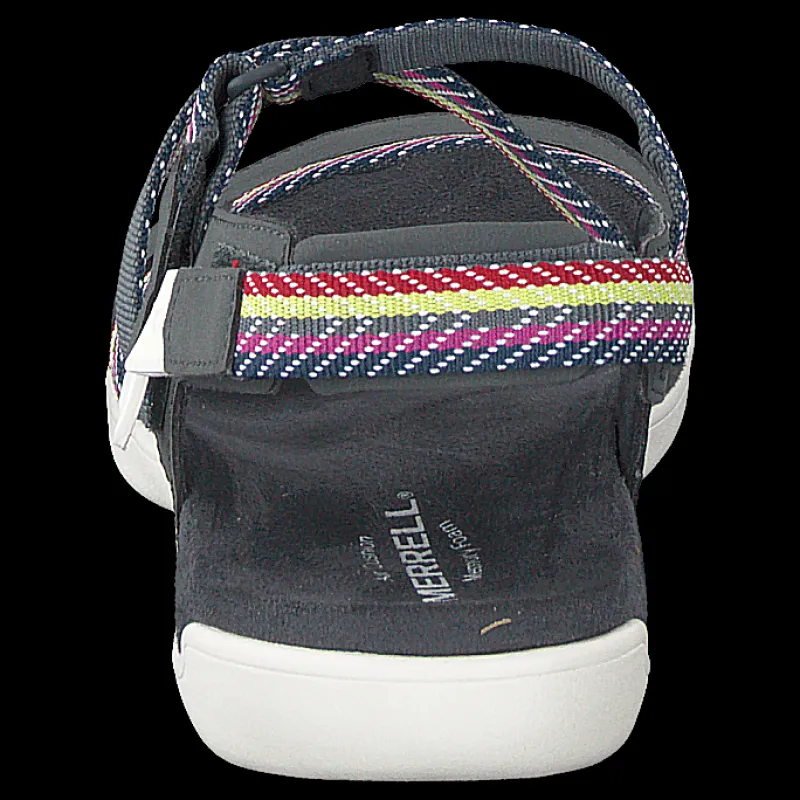 New Merrell District Mendi Backstrap Turbulence Grå och Blå