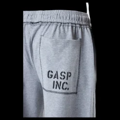 Clearance GASP Division Sweatshorts Light Grey Melange Grå