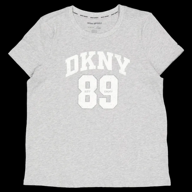 DKNY Sport Dkny 89 Lg Crew Nk T Pgh/eggnog Grå New