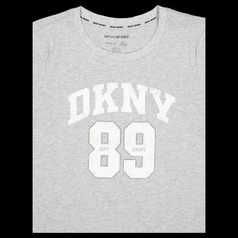 DKNY Sport Dkny 89 Lg Crew Nk T Pgh/eggnog Grå New