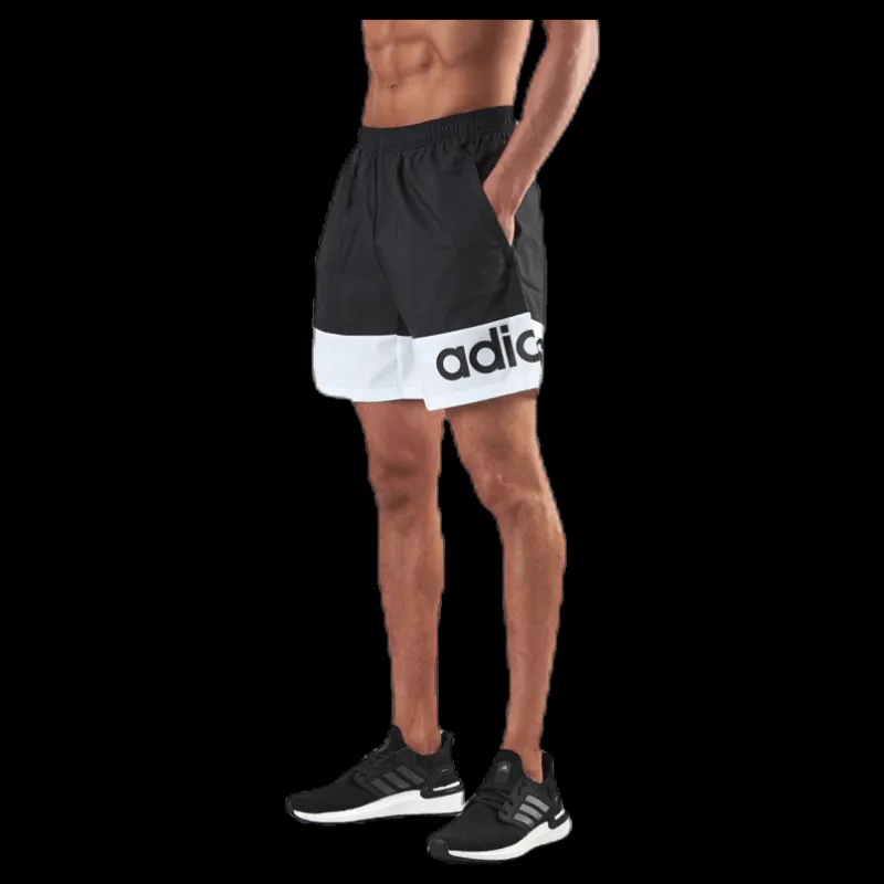 adidas D2M Colour Block Short White/Black Svart Online