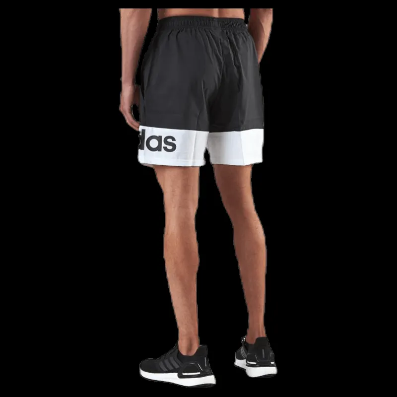 adidas D2M Colour Block Short White/Black Svart Online