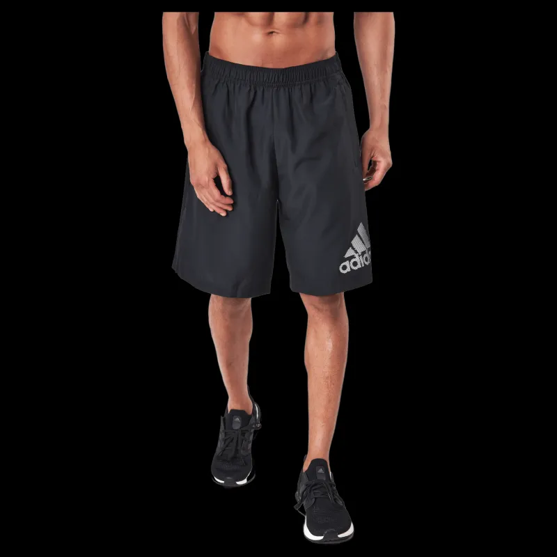 Discount adidas D2m Logo Short Black Svart