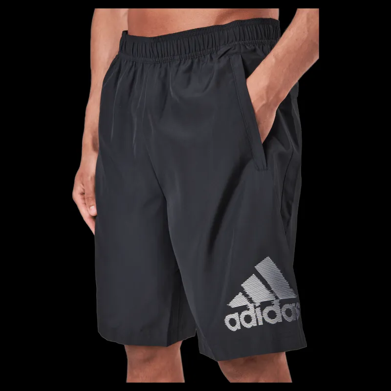 Discount adidas D2m Logo Short Black Svart