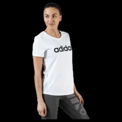 adidas D2M Logo Tee White Vit