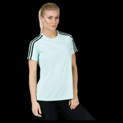 adidas D2M 3S Tee Green Vit