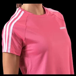 adidas D2M 3S Tee Pink/White Rosa Best