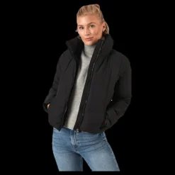New Only Dolly Short Puffer Jacket Otw Black