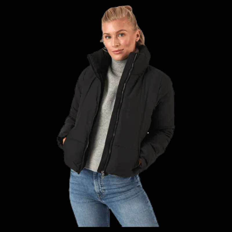 New Only Dolly Short Puffer Jacket Otw Black
