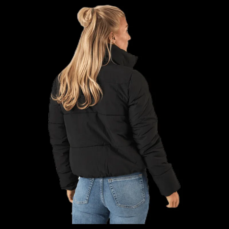 New Only Dolly Short Puffer Jacket Otw Black