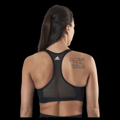 New adidas Dont Rest 3 Bars Bra Black / Grey Four / White Svart