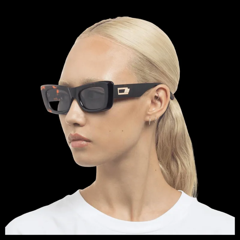 Best Le Specs Dopamine Tort Brun och Mönstrad