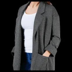 Pieces Dorita 3/4 Coatigan Grey New