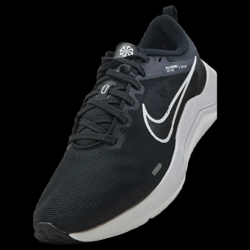 Discount Nike Downshifter 12 Women's Road Running Shoes BLACK/WHITE-SMOKE GREY-PURE PLATINUM Svart